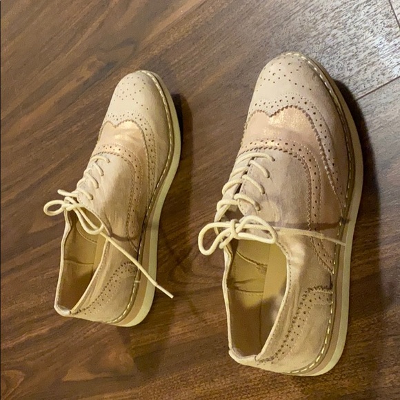 ROSE GOLD PINK SUEDE SHOES - Picture 6 of 10